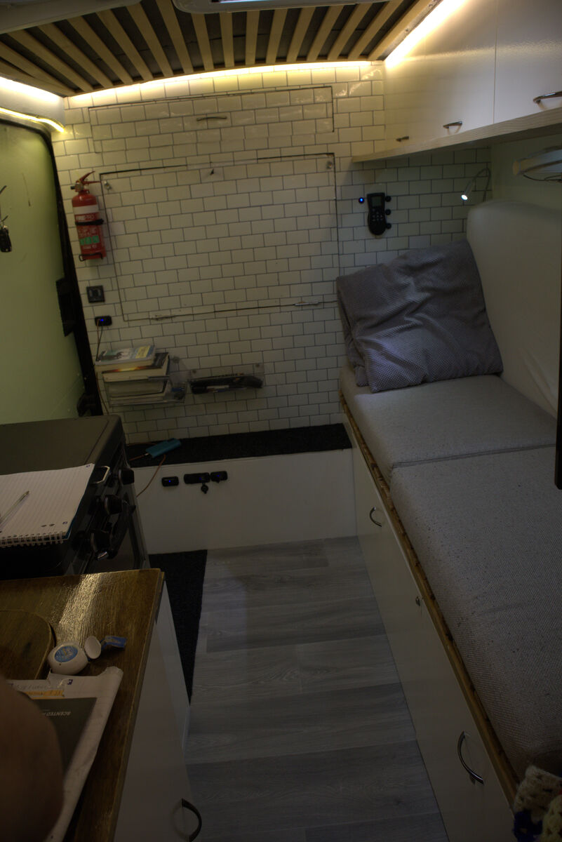 View from the rear doors looking forward